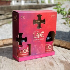 Geschenkset "Loë" (2 Flaschen, 1 Glas)